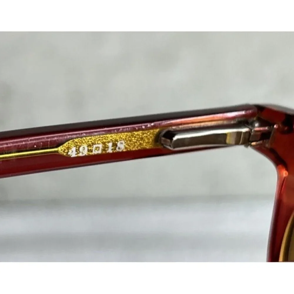 Eyebobs Case Closed 2419 77 Round Red Sunglasses Eyeglasses Readers 49-18 +1.00